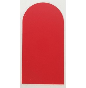 TURBO BOWLERS TAPE SLICK STRIPS RED 1" (10x)