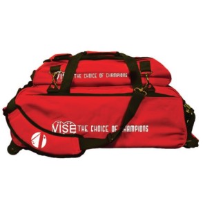 VISE 3-BALL CLEAR TOTE WITH SHOE BAG RED