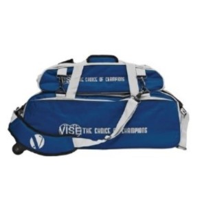 VISE 3 BALL TOTE WITH SHOES BAG NAVY SILVER