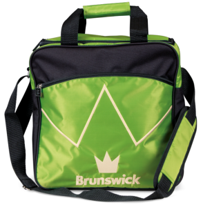 BRUNSWICK BAG 1 BALL BLITZ LIME