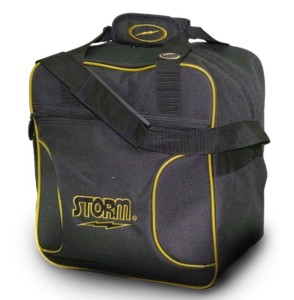 STORM BAG 1 BALL SOLO TOTE GOLD BLACK