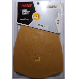 DEXTER SOLE T4 CREPE TRACTION RUBBER