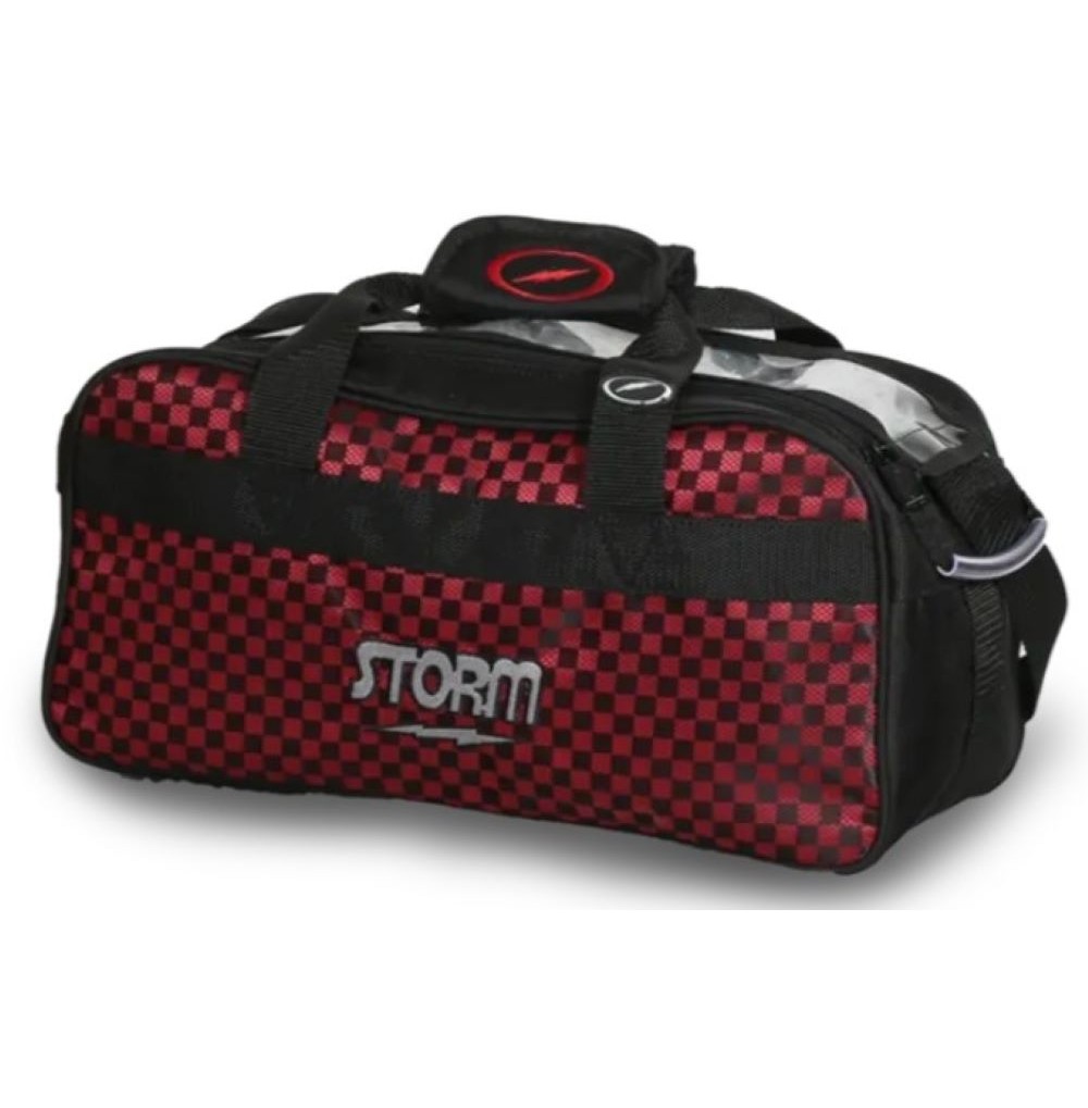 STORM 2 BALL TOTE BLACK/RED