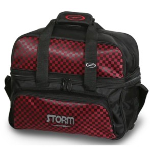 STORM 2 BALL TOTE DLX BLACK/RED