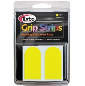 TURBO BOWLERS TAPE GRIP STRIPS YELLOW 3/4" (30x)