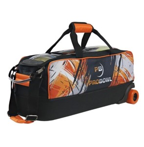 PROBOWL DYE-SUB 3-BALL TOTE ORANGE