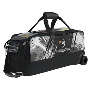 PROBOWL DYE-SUB 3-BALL TOTE WHITE