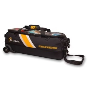 900 GLOBAL 3 BALL TRAVEL TOTE PRO BLACK GOLD