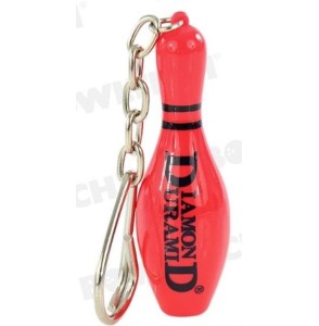 PORTE CLE QUILLE - KEYCHAIN PIN RED