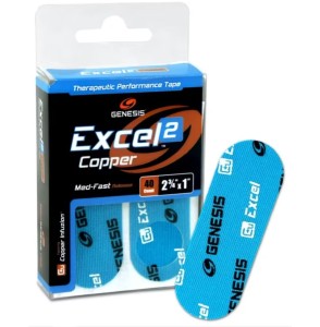 GENESIS EXCEL TAPE GLOW 1 INCH  BLUE (x40)