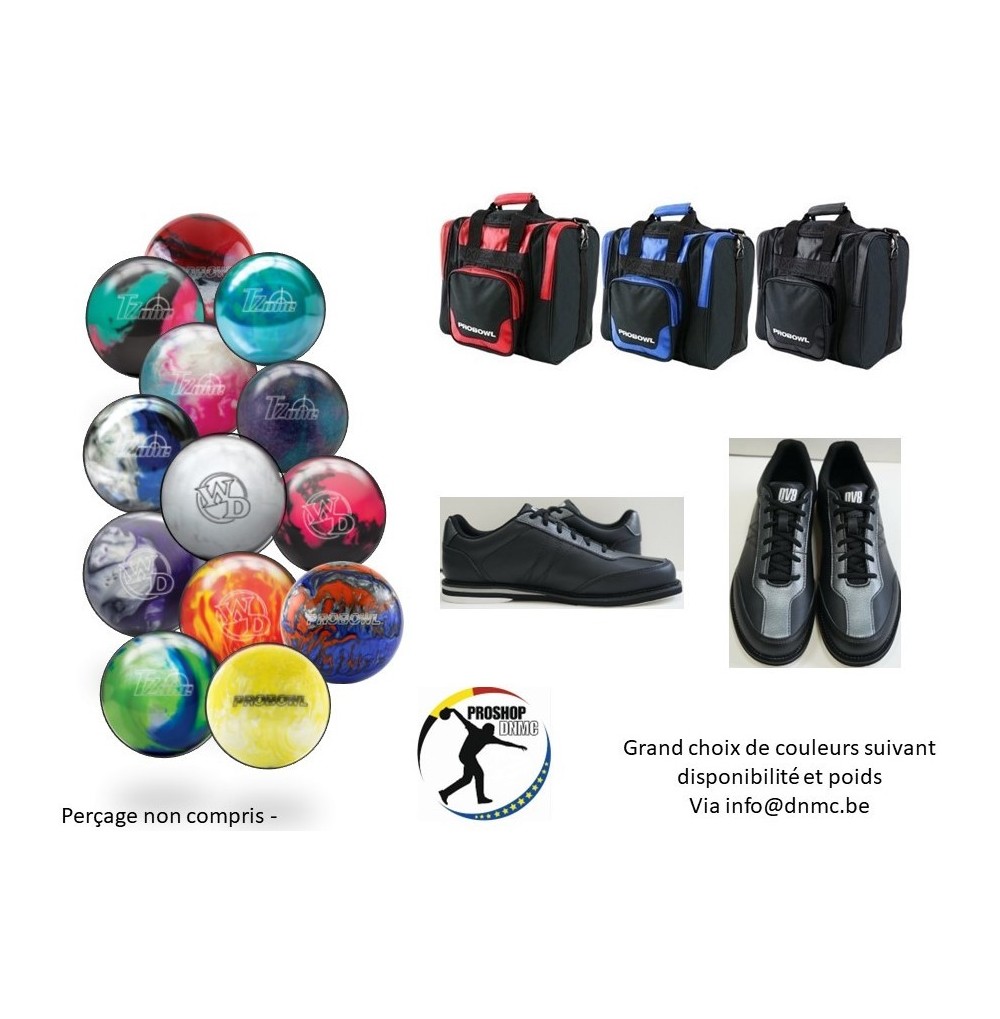 KIT BOULES PVC, SAC, CHAUSSURES, CLEANER, ESSUI PAD MARQUES DIVERSES